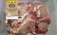 Mängden socker i Cotes de porc echine