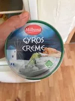 Mängden socker i Gyros Creme