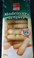 Mängden socker i Madeleines Longues