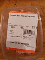 Mängden socker i américain préparé du chef