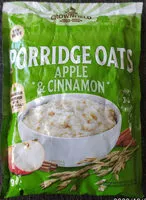 Mängden socker i Oatmeal cinnamon & apple
