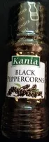 Mängden socker i Black peppercorns