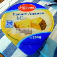 Mängden socker i Yaourt Ananas