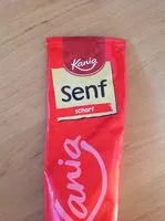 Mängden socker i Senf, scharf