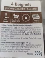 Mängden socker i Beignets parfum Chocolat - Noisette