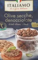 Mängden socker i Olives vertes séchées