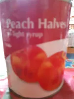 Mängden socker i Pêches au sirop