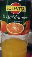 Mängden socker i Nectar d'orange 