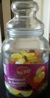 Mängden socker i Mélange de Bonbons aux Fruits