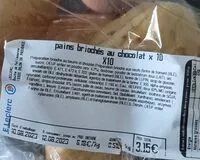 Mängden socker i Pains Briochés au chocolat