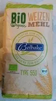 Mängden socker i Bio Weizen Mehl Type 550