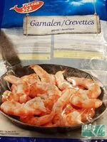 Mängden socker i Crevettes décortiquées