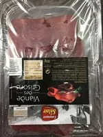 Mängden socker i Viande de grison