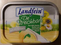 Mängden socker i Die Streichbare mit Alpensalz
