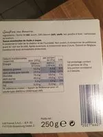 Mängden socker i Gaufres au beurre 