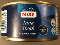 Mängden socker i Tuna steak in spring water
