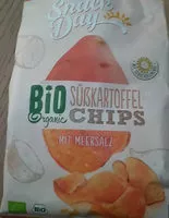 Mängden socker i Chips patate douce lidl BIO