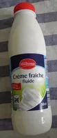 Mängden socker i Crème fraîche fluide Milbona