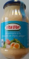 Mängden socker i Mayonnaise à la moutarde de Dijon, allégée
