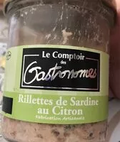 Mängden socker i Rillettes de sardine au citron
