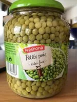 Mängden socker i Petit pois