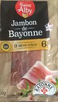 Mängden socker i Jambon de Bayonne