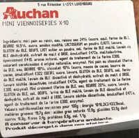 Mängden socker i Mini viennoiseries