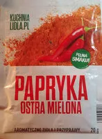 Mängden socker i Papryka ostra mielona