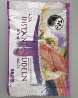 Mängden socker i Asia Instant-Nudeln Entenfleischgeschmack