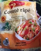 Mängden socker i Comté rapé