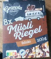 Mängden socker i Müsli riegel Schoko