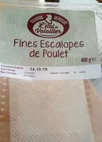 Mängden socker i Fines escalopes de poulet