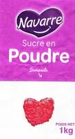 Mängden socker i Sucre en poudre semoule
