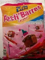 Mängden socker i Festi'barres caramel