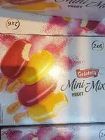 Mängden socker i Gelatelli mini mix fruit