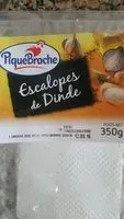 Mängden socker i Escalopes de dinde