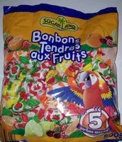 Mängden socker i Bonbons tendres
