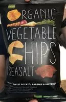 Mängden socker i Organic vegetable chips