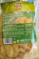 Mängden socker i Patatas fritas con sabor a jengibre y limón