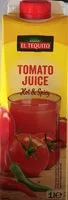 Mängden socker i El Tequito Scharfe Tomate, Pikanter Tomatensaft