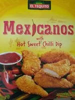 Mängden socker i Mexicanos with hot sweet chilli dip