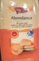 Mängden socker i Abondance