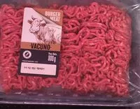 Mängden socker i Burger meat vacuno