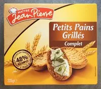 Mängden socker i Petits Pains Grillés Complet