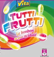 Mängden socker i Bonbon tutti frutti