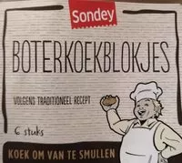 Mängden socker i Boterkoekblokjes