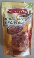 Mängden socker i Sauce aux 3 Poivres (Poivres vert, noir et blanc)