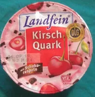 Mängden socker i Kirsch Quark