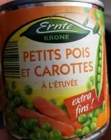 Mängden socker i Petits pois et carottes