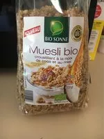 Mängden socker i Muesli bio